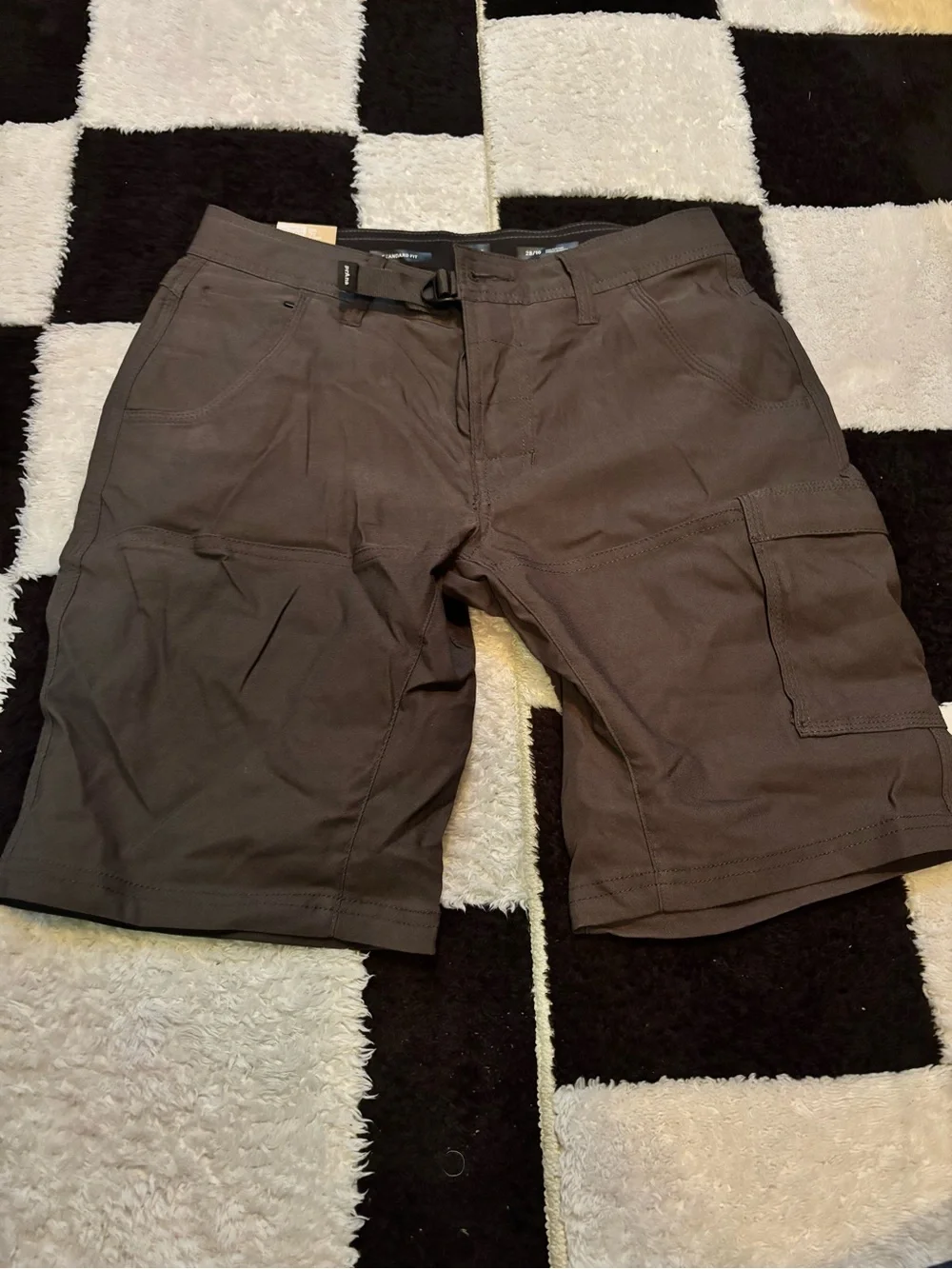 Prana Men's Dark Brown Cargo Shorts